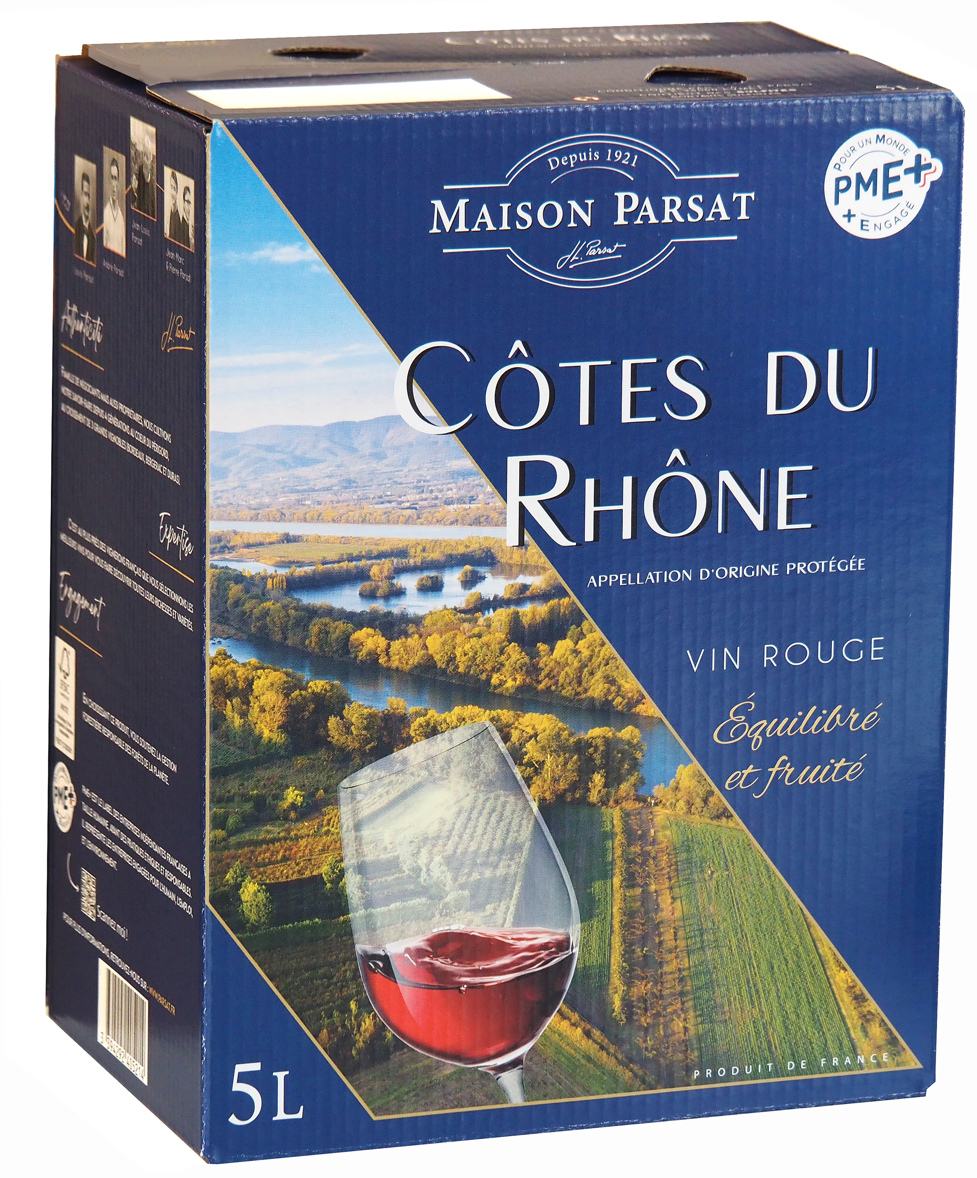 Miniature JL Parsat - AOP Côtes du Rhône Rouge 